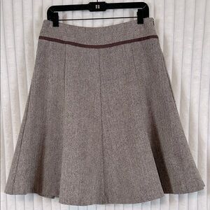 Separates a-line tweed wool blend skirt, sz8 American prep schoolgirl